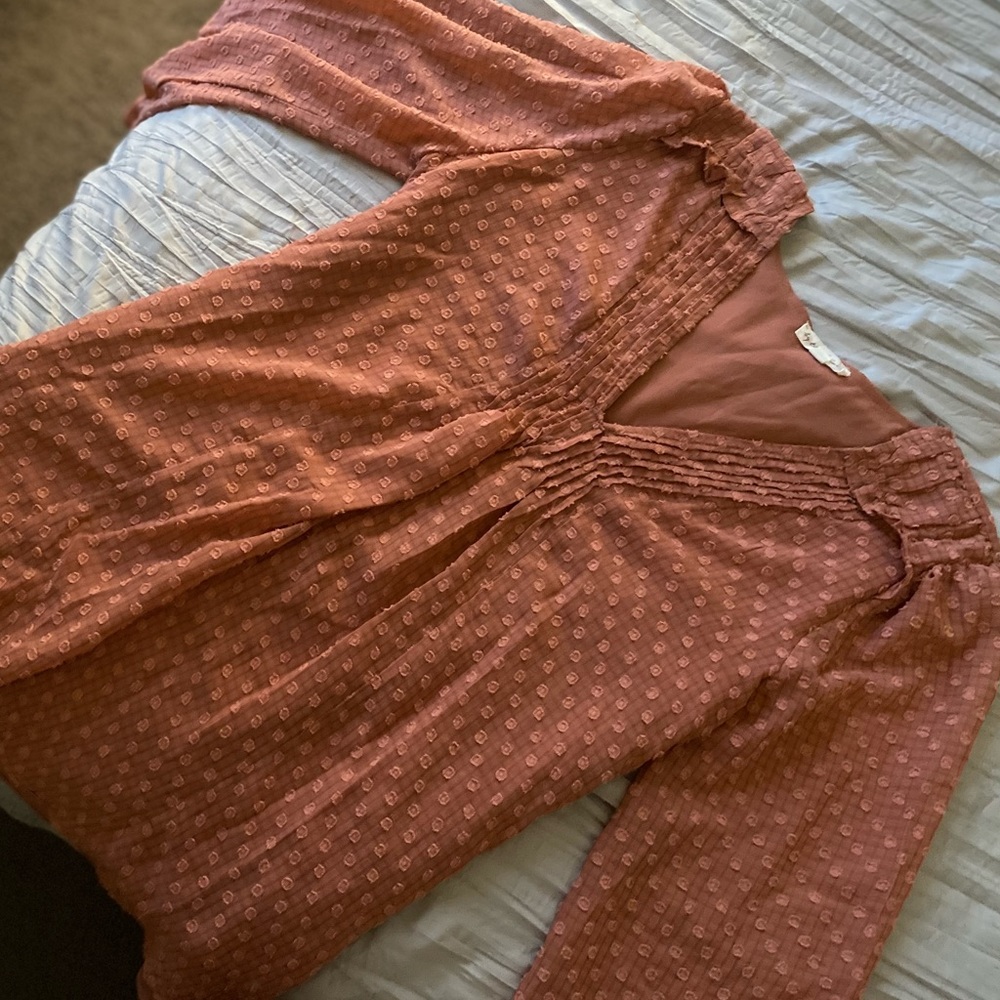 Blush blouse